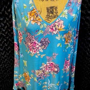 👚KAREN KANE MINT GREEN FLORAL BLOUSE 👚